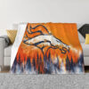 Denver Broncos Blankets Sherpa Blanket Throw Blanket 5 denver broncos blankets sherpa blanket throw blanket v6