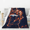 Denver Broncos Blankets Sherpa Blanket Throw Blanket 5 denver broncos blankets sherpa blanket throw blanket v74