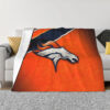 Denver Broncos Blankets Sherpa Blanket Throw Blanket 6 denver broncos blankets sherpa blanket throw blanket v77