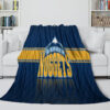 Denver Nuggets Blanket Sherpa Blanket Throw Blanket 6 denver nuggets blanket sherpa blanket throw blanket v23
