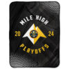 Denver Nuggets Blanket Sherpa Blanket Throw Blanket 6 denver nuggets blanket sherpa blanket throw blanket v9