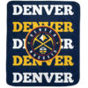 Denver Nuggets Blankets FLeece Blanket Throw Blanket 5 denver nuggets blankets fleece blanket throw blanket v6