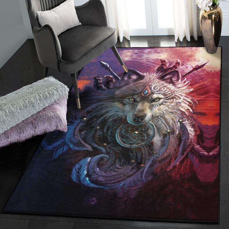dreamcatcher-indoor-outdoor-carpet-wolf-dreamcatcher-rug dreamcatcher indoor outdoor carpet wolf dreamcatcher rug