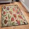 Flower Garden Washable Rugs Flower Rug 4 flower garden washable rugs flower rug