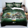 Green Bay Packers Bed Set Green Bay Packers Bedding Set Bed Room Set 4 green bay packers bed set green bay packers bedding set bed room set v21