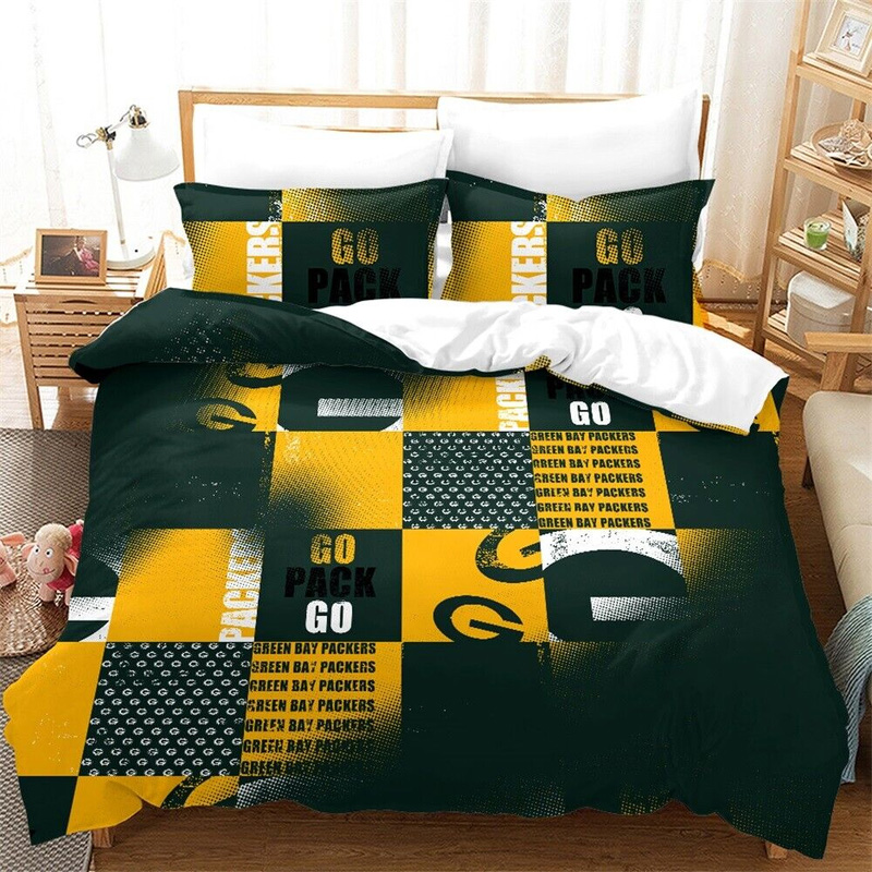 green-bay-packers-bed-set-green-bay-packers-bedding-sets-bed-room-set-v29 green bay packers bed set green bay packers bedding sets bed room set v29