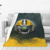Green Bay Packers Blanket FLeece Blanket Throw Blanket 6 green bay packers blanket fleece blanket throw blanket v111