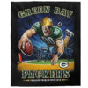 Green Bay Packers Blanket FLeece Blanket Throw Blanket 6 green bay packers blanket fleece blanket throw blanket v48
