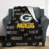 Green Bay Packers Blanket Sherpa Blanket Throw Blanket 5 green bay packers blanket sherpa blanket throw blanket v39