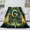 Green Bay Packers Blanket Sherpa Blanket Throw Blanket 5 green bay packers blanket sherpa blanket throw blanket v67