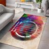 Guitar Art Instrument Area Rug Living Room Rug 4 guitar art instrument area rug living room rug