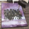Horses Rugs Five Black Horses Running Rug 3 horses rugs five black horses running rug