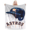 Houston Astros Blanket Sherpa Blanket Throw Blanket 6 houston astros blanket sherpa blanket throw blanket v48