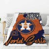 Houston Astros Blankets FLeece Blanket Throw Blanket 6 houston astros blankets fleece blanket throw blanket v28