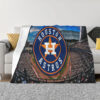 Houston Astros Blankets FLeece Blanket Throw Blanket 6 houston astros blankets fleece blanket throw blanket v7