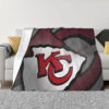 Kansas City Chiefs Blanket FLeece Blanket Throw Blanket 6 kansas city chiefs blanket fleece blanket throw blanket v14