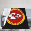 Kansas City Chiefs Blanket FLeece Blanket Throw Blanket 6 kansas city chiefs blanket fleece blanket throw blanket v15