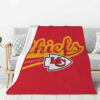 Kansas City Chiefs Blanket FLeece Blanket Throw Blanket 5 kansas city chiefs blanket fleece blanket throw blanket v169