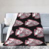 Kansas City Chiefs Blanket FLeece Blanket Throw Blanket 6 kansas city chiefs blanket fleece blanket throw blanket v56