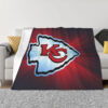 Kansas City Chiefs Blanket FLeece Blanket Throw Blanket 5 kansas city chiefs blanket fleece blanket throw blanket v59