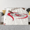 Kansas City Chiefs Blanket FLeece Blanket Throw Blanket 6 kansas city chiefs blanket fleece blanket throw blanket v72