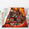 Kansas City Chiefs Blanket FLeece Blanket Throw Blanket 6 kansas city chiefs blanket fleece blanket throw blanket v86