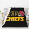 Kansas City Chiefs Blanket Sherpa Blanket Throw Blanket 5 kansas city chiefs blanket sherpa blanket throw blanket v156