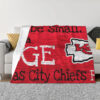 Kansas City Chiefs Blankets FLeece Blanket Throw Blanket 5 kansas city chiefs blankets fleece blanket throw blanket v100