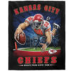 Kansas City Chiefs Blankets FLeece Blanket Throw Blanket 6 kansas city chiefs blankets fleece blanket throw blanket v102