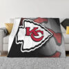 Kansas City Chiefs Blankets FLeece Blanket Throw Blanket 6 kansas city chiefs blankets fleece blanket throw blanket v34