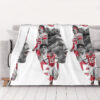 Kansas City Chiefs Blankets FLeece Blanket Throw Blanket 6 kansas city chiefs blankets fleece blanket throw blanket v9