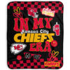 Kansas City Chiefs Blankets Sherpa Blanket Throw Blanket 5 kansas city chiefs blankets sherpa blanket throw blanket v124