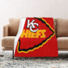 Kansas City Chiefs Blankets Sherpa Blanket Throw Blanket 5 kansas city chiefs blankets sherpa blanket throw blanket v36