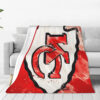 Kansas City Chiefs Blankets Sherpa Blanket Throw Blanket 6 kansas city chiefs blankets sherpa blanket throw blanket v48