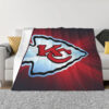 Kansas City Chiefs Blankets Sherpa Blanket Throw Blanket 5 kansas city chiefs blankets sherpa blanket throw blanket v65
