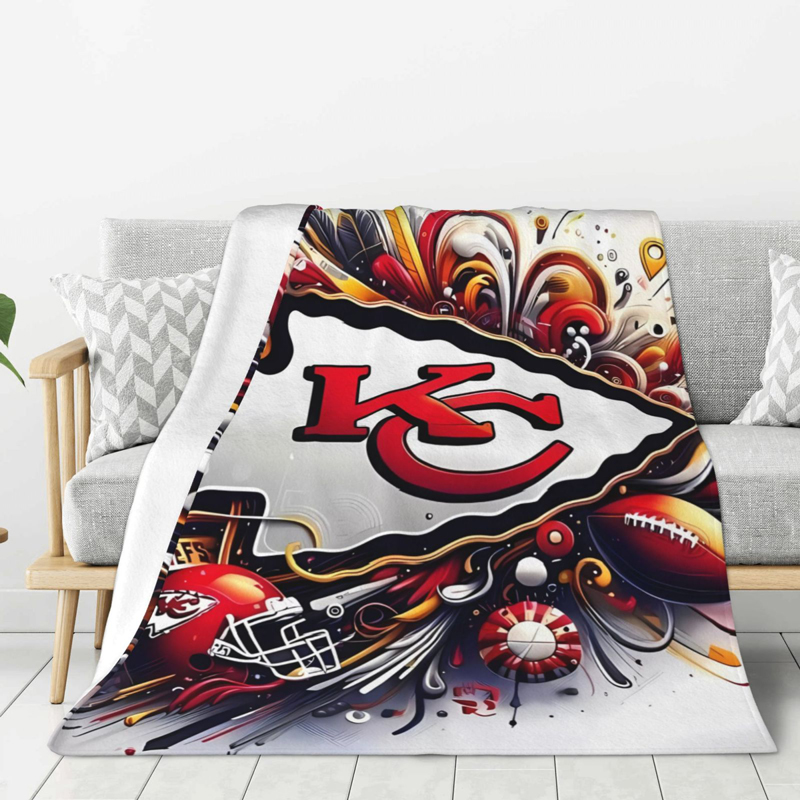 kansas-city-chiefs-blankets-sherpa-blanket-throw-blanket-v75 kansas city chiefs blankets sherpa blanket throw blanket v75