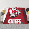 Kansas City Chiefs Blankets Sherpa Blanket Throw Blanket 5 kansas city chiefs blankets sherpa blanket throw blanket v90