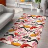 Koi Fish Pattern Print Area Rug Living Room Rug 4 koi fish pattern print area rug living room rug