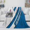 LA Clippers Blanket FLeece Blanket Throw Blanket 6 la clippers blanket fleece blanket throw blanket v6