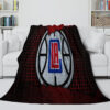 LA Clippers Blankets Sherpa Blanket Throw Blanket 6 la clippers blankets sherpa blanket throw blanket v5