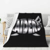 Las Vegas Raiders Blanket Sherpa Blanket Throw Blanket 5 las vegas raiders blanket sherpa blanket throw blanket v43