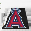 Los Angeles Angels Blanket FLeece Blanket Throw Blanket 5 los angeles angels blanket fleece blanket throw blanket v39