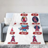 Los Angeles Angels Blanket Sherpa Blanket Throw Blanket 6 los angeles angels blanket sherpa blanket throw blanket v11