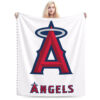 Los Angeles Angels Blanket Sherpa Blanket Throw Blanket 6 los angeles angels blanket sherpa blanket throw blanket v34