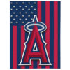 Los Angeles Angels Blanket Sherpa Blanket Throw Blanket 5 los angeles angels blanket sherpa blanket throw blanket v43