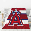 Los Angeles Angels Blanket Sherpa Blanket Throw Blanket 5 los angeles angels blanket sherpa blanket throw blanket v58