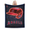 Los Angeles Angels Blankets FLeece Blanket Throw Blanket 5 los angeles angels blankets fleece blanket throw blanket v54