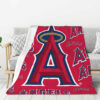 Los Angeles Angels Blankets FLeece Blanket Throw Blanket 6 los angeles angels blankets fleece blanket throw blanket v6
