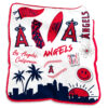 Los Angeles Angels Blankets Sherpa Blanket Throw Blanket 5 los angeles angels blankets sherpa blanket throw blanket v24