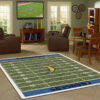 Los Angeles Chargers Rug Los Angeles Chargers Carpet NFL Rug Bedroom Area Rug Indoor Rugs 3 los angeles chargers area rug living room rug floor rug regtangle carpet home decor ver 1092